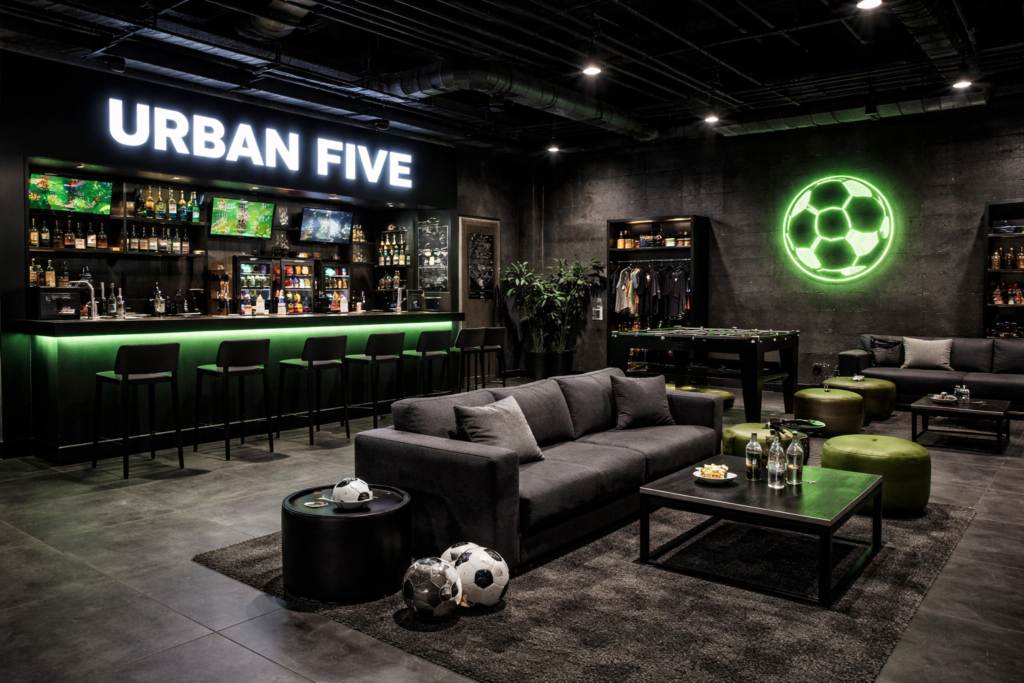 zone détente avec bar